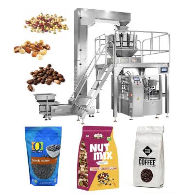 Rotary nuts packaging machine